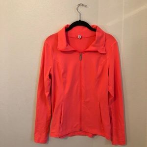 Neon pink Under Armour full zip jacket!